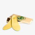 Plantillas plantillas anatomicas forradas de piel vintage para hombre melocoton
