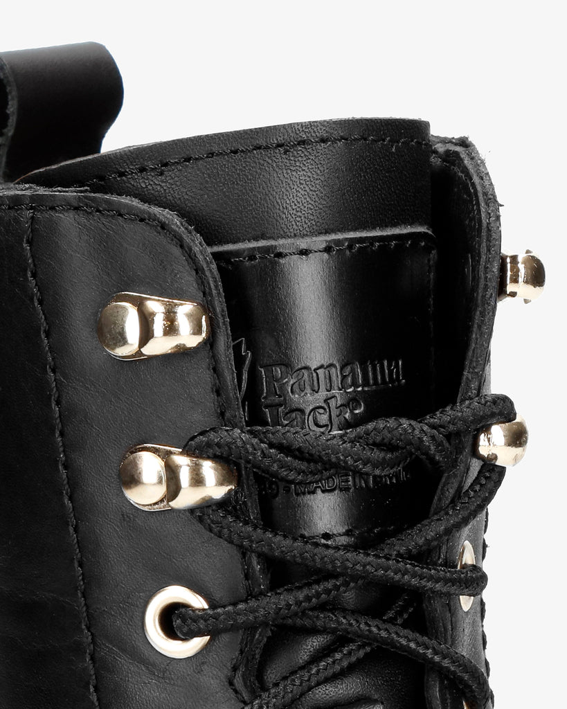 Fara Igloo Trav botas de piel con forro interior de pelo natural. negro