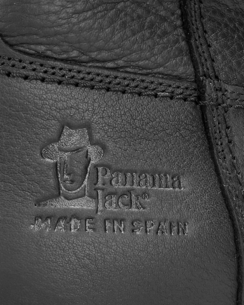 Fedro botas de piel con forro interior de pelo. negro