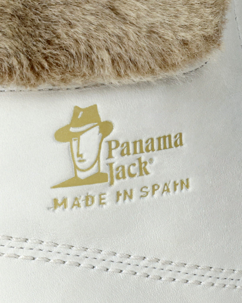 Felicia botas de piel con forro interior de piel. blanco