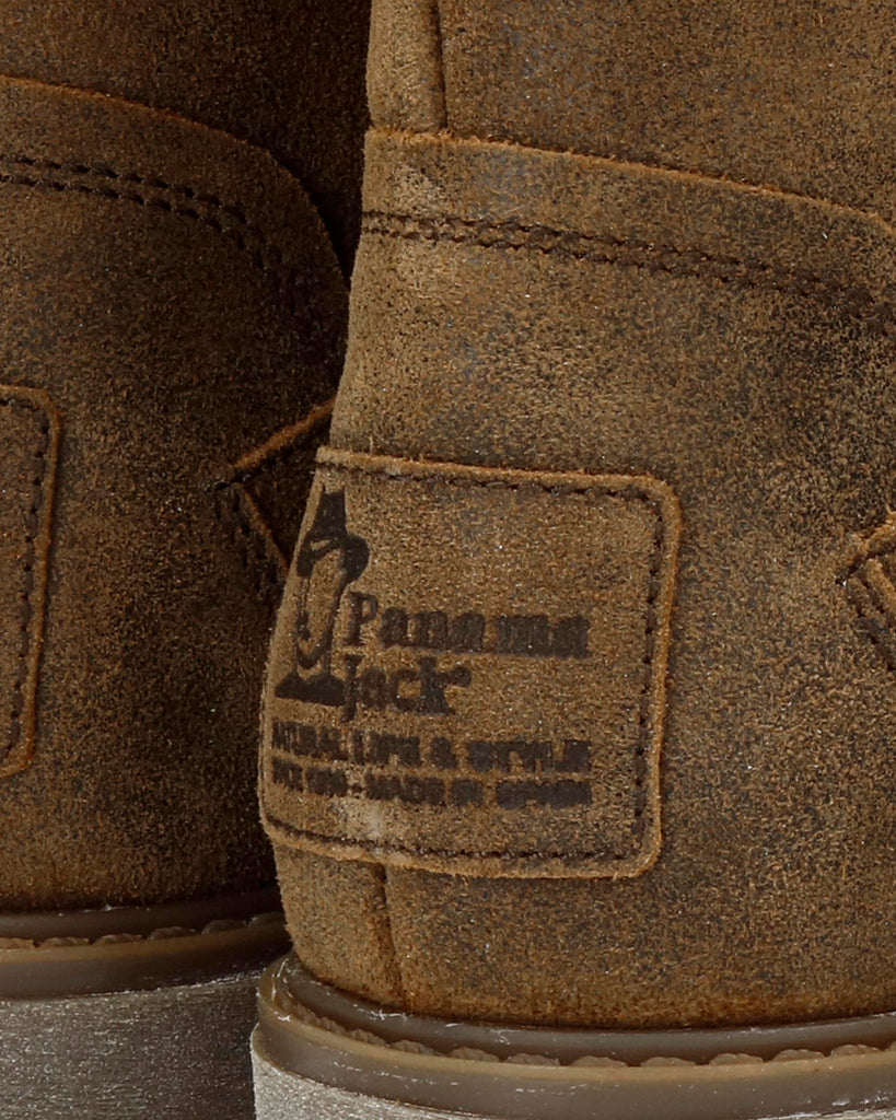 Felina botas de piel con forro interior de piel. marron