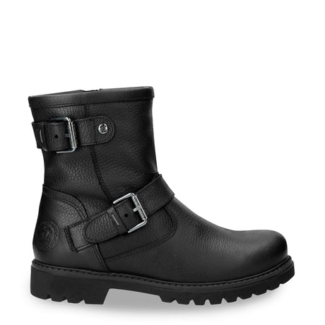 Felina botas de piel con forro interior de pelo. negro