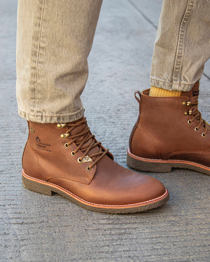 Glasgow Gtx botín de piel con forro interior de gore-tex®. cuero