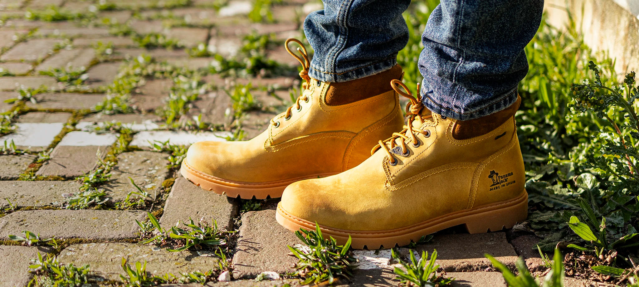 Detalle de las botas Amur GTX Vintage de Panama Jack