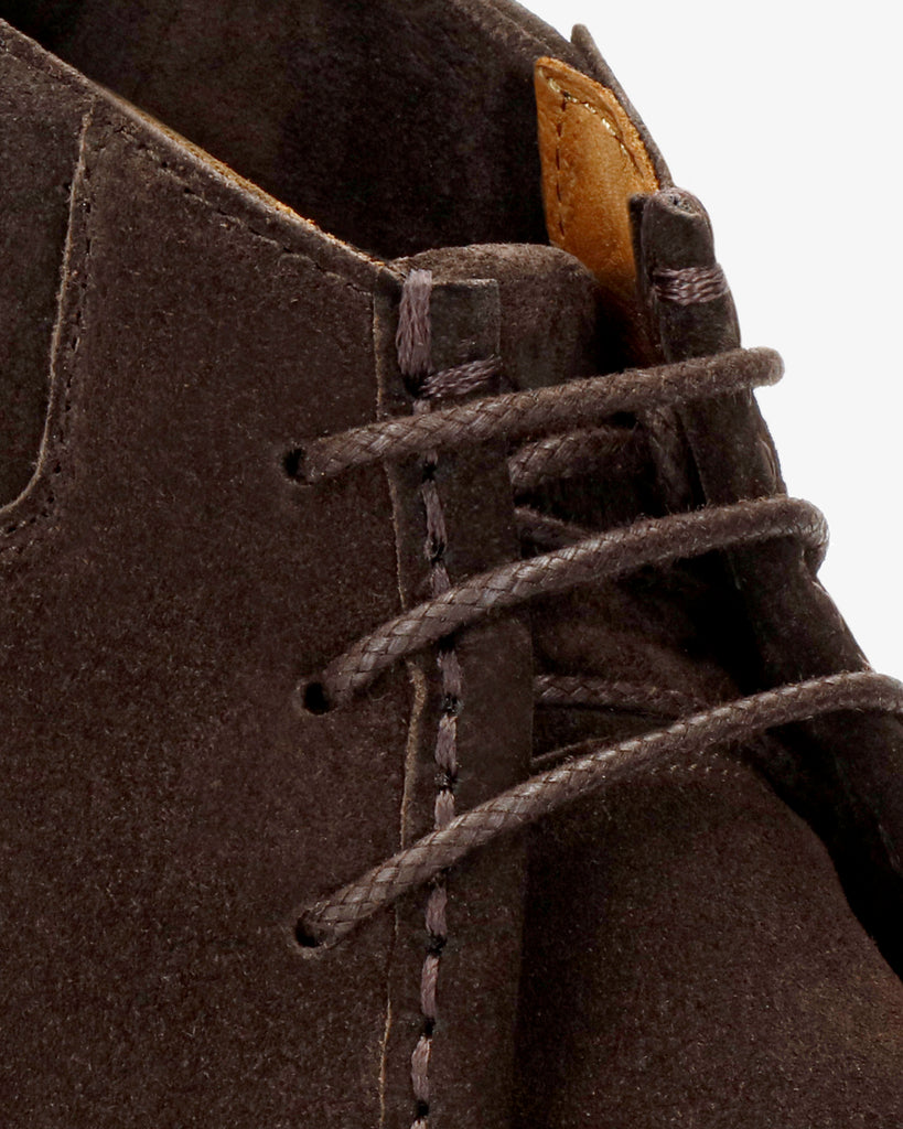 Lucca botín de piel con forro interior de piel. marron