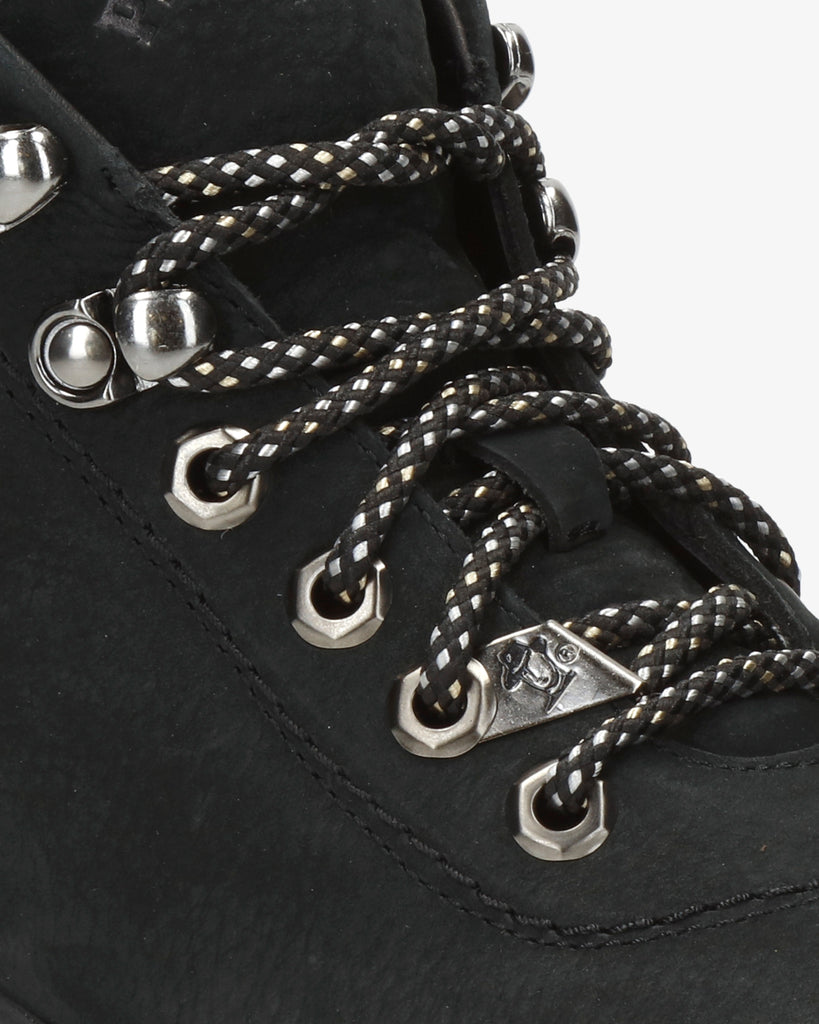 Newark botines de piel con forro interior de piel. negro