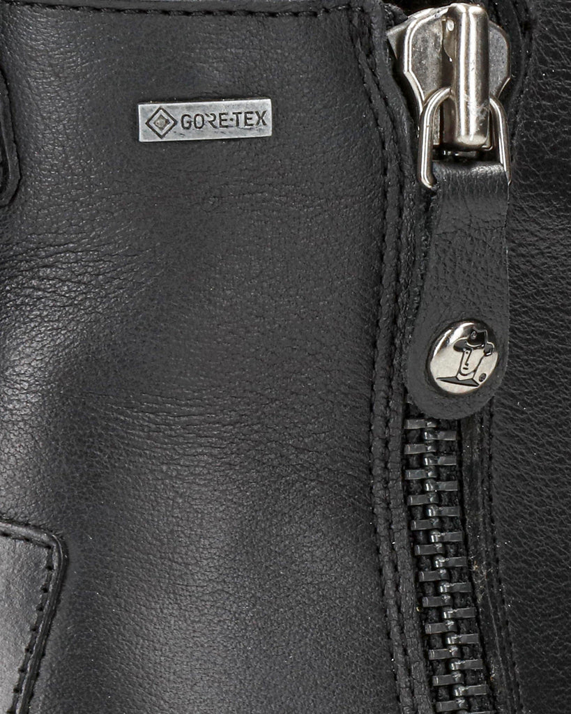 Pauline Gtx botines de piel con forro interior de gore-tex®. negro