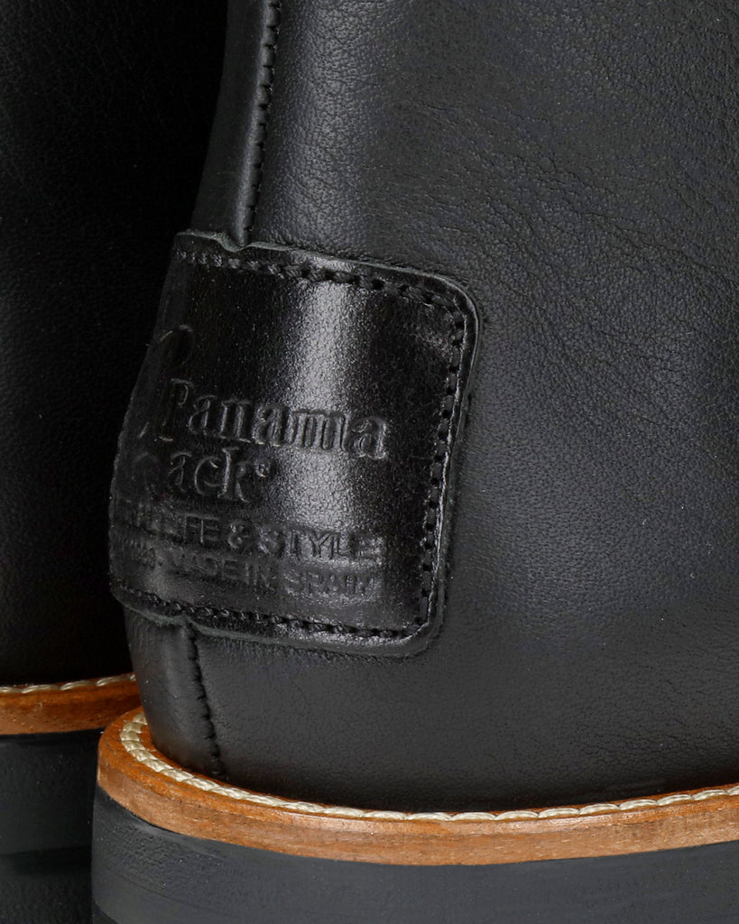 Rym botas de piel con forro interior de pelo. negro