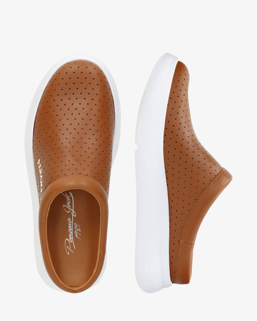 Yannick zueco de piel con forro interior de piel. cuero