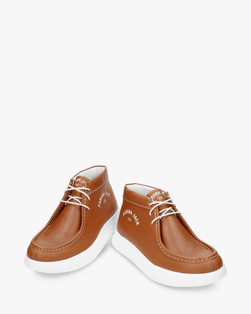 Yulen botines de piel con forro interior de piel. cuero